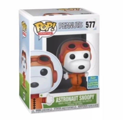 Funko Astronaut Snoopy #577 Peanuts 2019 SDCC Edition (Very Damaged Box)
