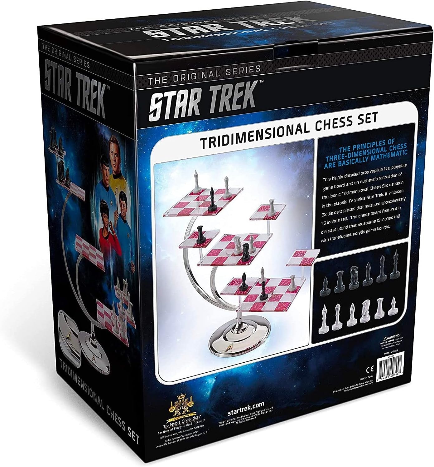 Star Trek Tridimensional Chess Set The Original Series Noble Collection