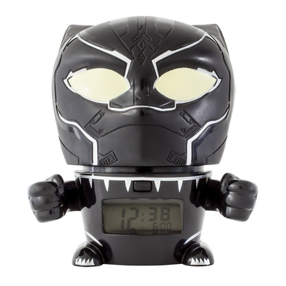 BulbBotz Marvel Avengers Black Panther Night Light Alarm Clock