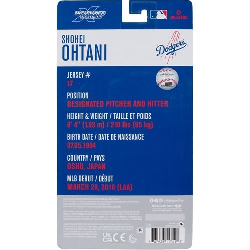 McFarlane Toys MLB Shohei Ohtani LA Dodgers 6in Action Figure