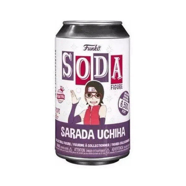 Funko Soda Vinyl Figure! Sarada Uchiha - Boruto - International 6500 Pcs Damaged