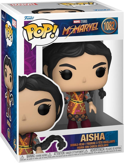 Funko POP! Marvel Studios Ms. Marvel Aisha #1082 Bobblehead Vinyl Figure