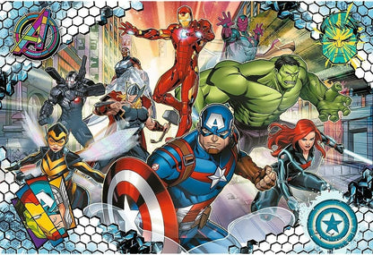 Trefl Marvel Avengers 100 Piece Jigsaw Puzzle Captain America Iron Man Hulk
