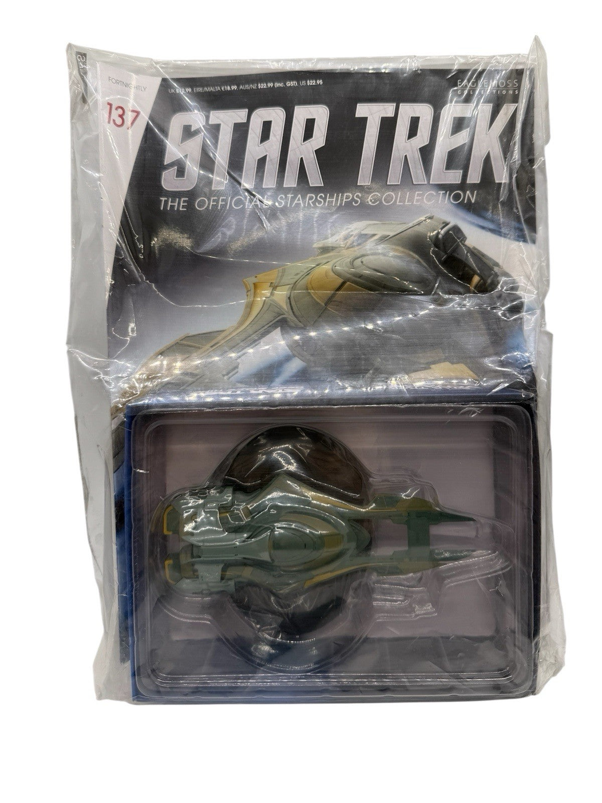 Eaglemoss Star Trek Xindi Humanoid (Primate) Ship #137 Model w/Magazine
