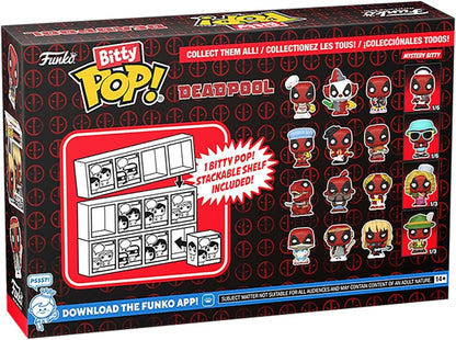 Funko Bitty POP! Deadpool 4-Pack – Sleepover, Larp, Heavy Metal + Mystery