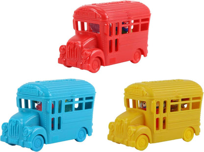 Zomlings In The Town Series 4 Bus Set of 3 - 6 Figures Inside