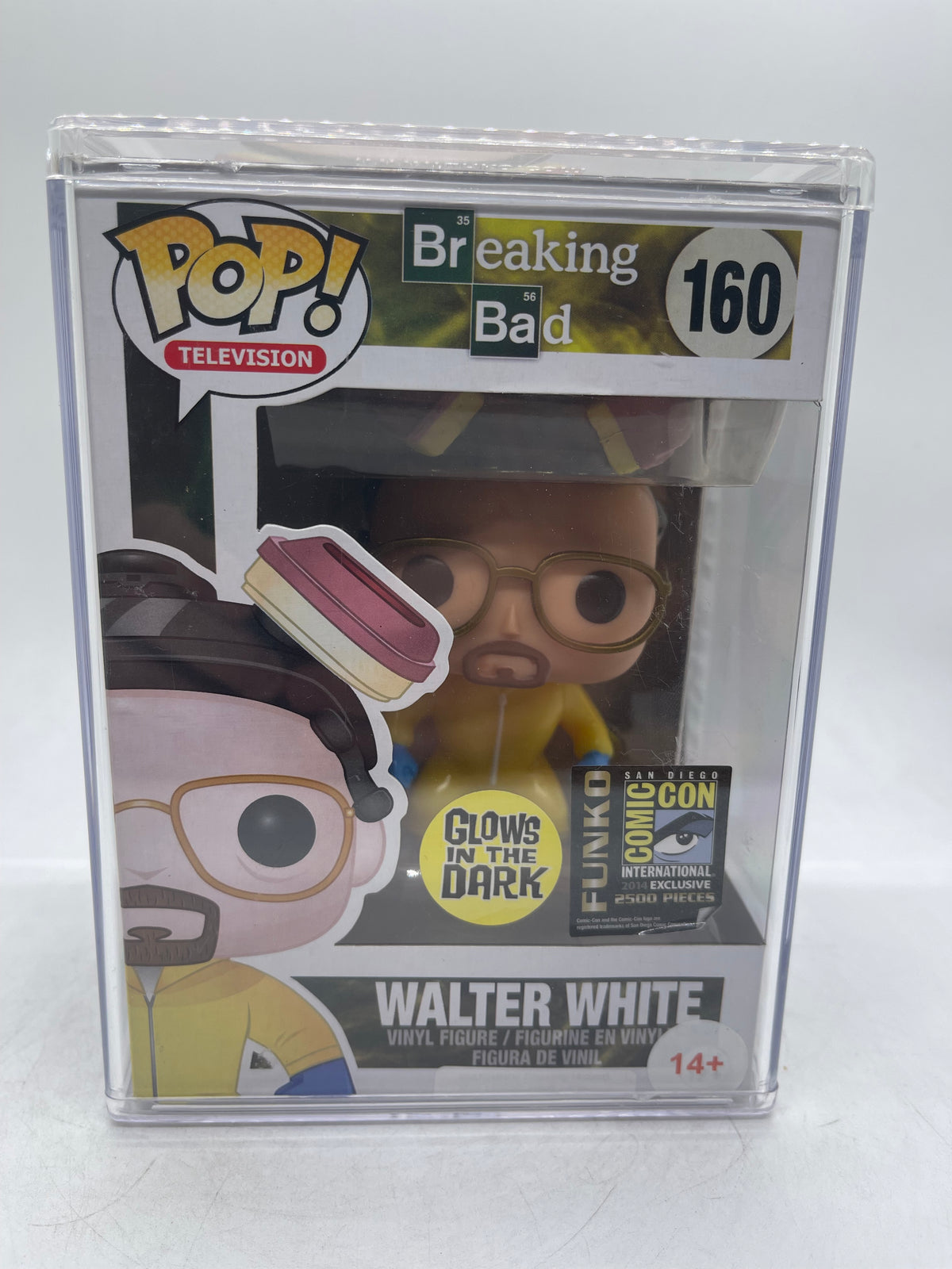 RARE Funko Pop! Television Breaking Bad Walter White #160 Glow in the Dark Figure