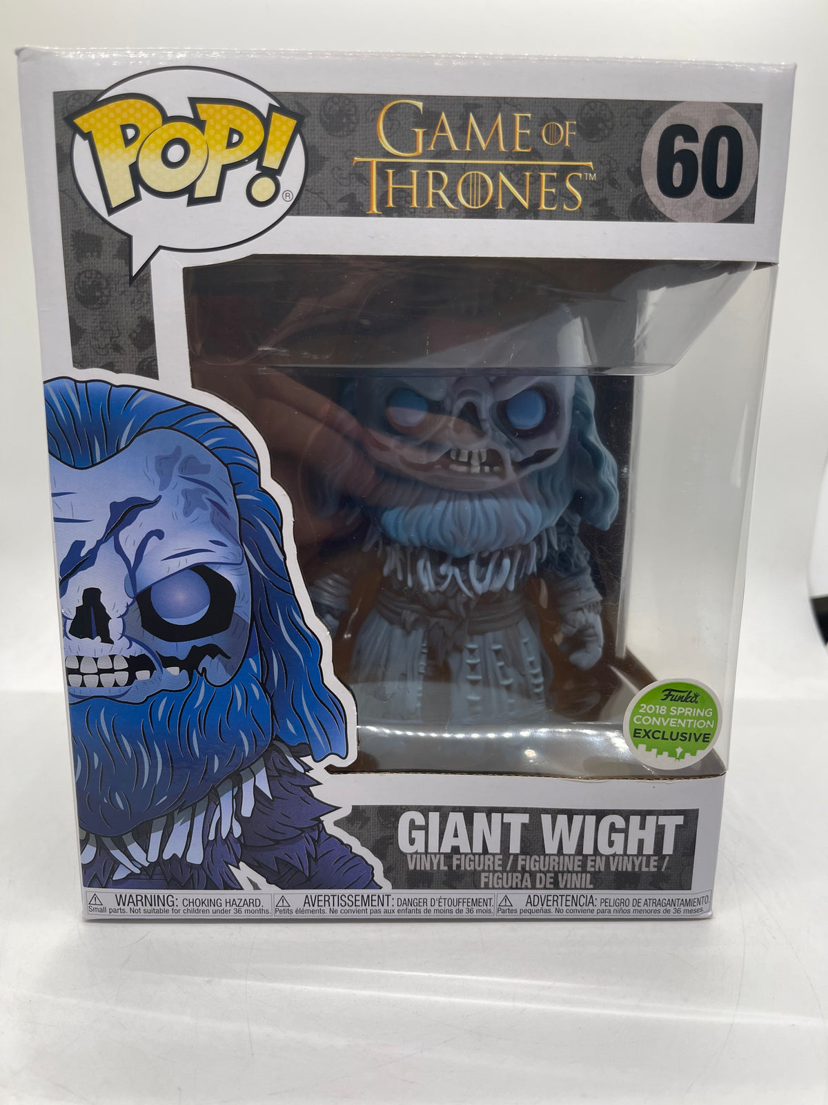 Funko Pop! Giant Wight #60 Vinyl Figure - Game of Thrones 2018 Exclusive