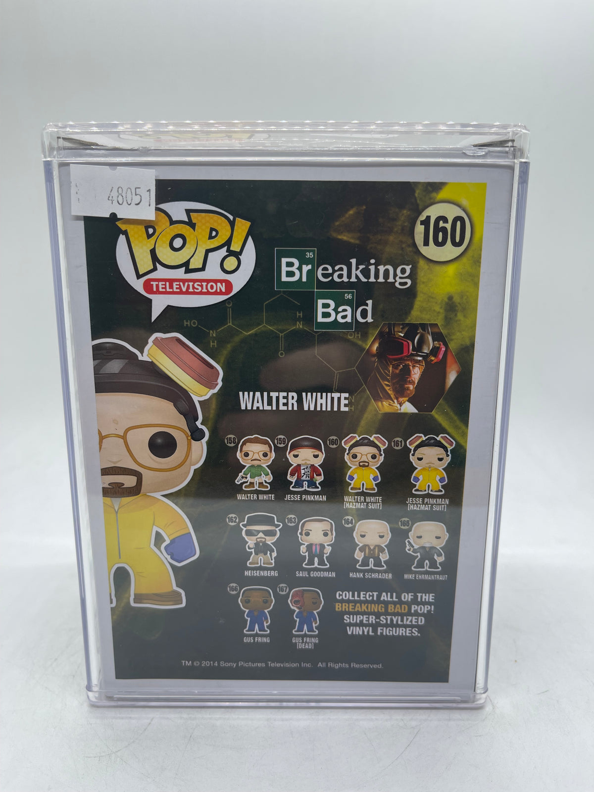 RARE Funko Pop! Television Breaking Bad Walter White #160 Glow in the Dark Figure