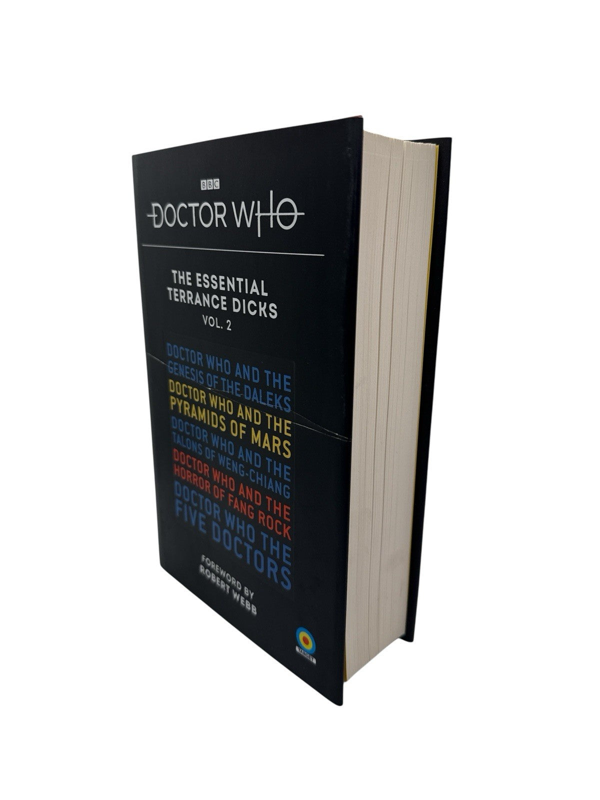 Doctor Who: The Essential Terrance Dicks Vol. 2 HC Book – Tear on Cover