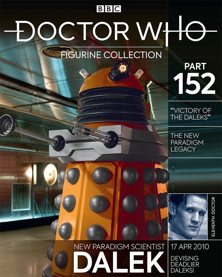 Eaglemoss Doctor Who Figurine Collection 152 New Paradigm Scientist Dalek w/ Mag