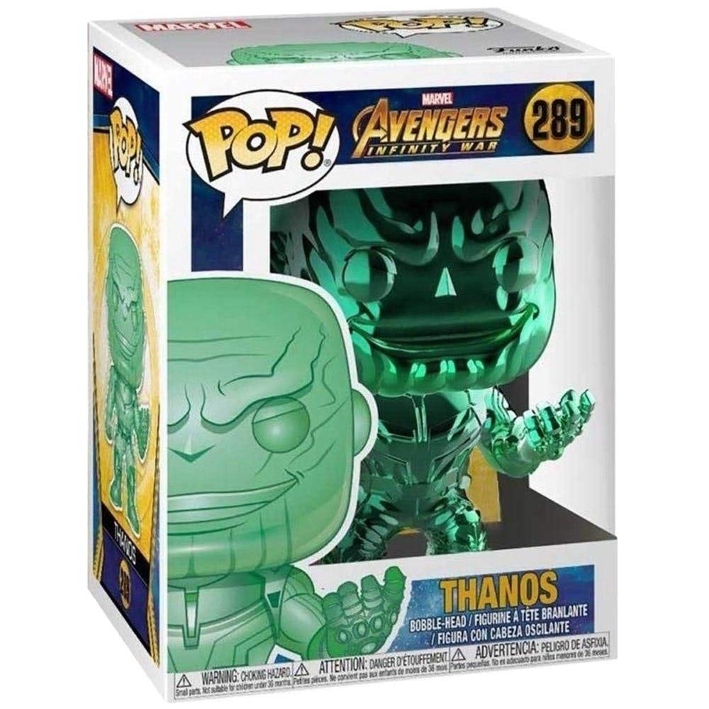 Funko Pop! Marvel Avengers Infinity War Thanos Green Chrome #289 Special Edition