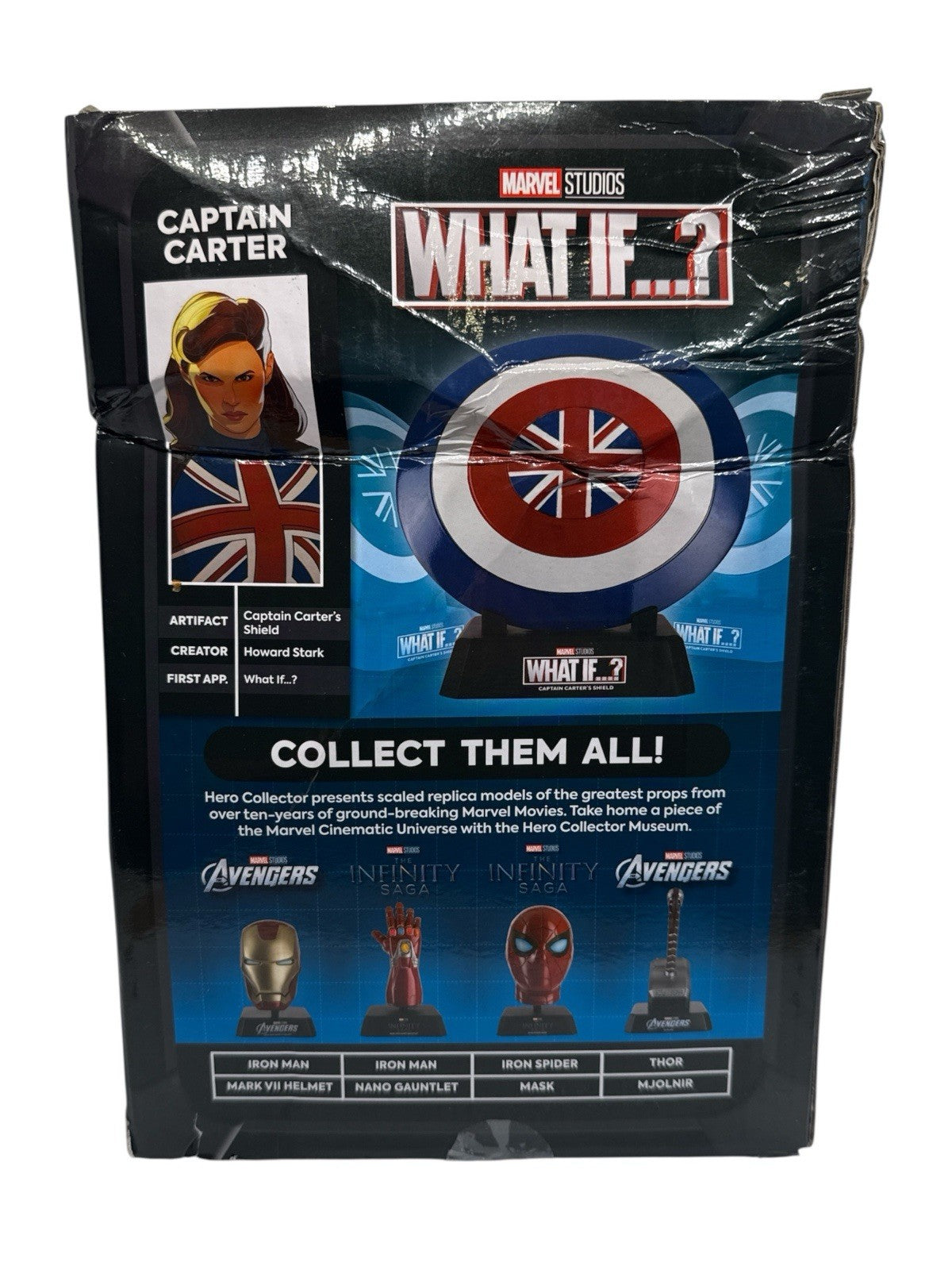 Eaglemoss Marvel What If…? Captain Carter Shield Replica (Box Damaged)