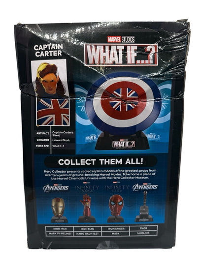 Eaglemoss Marvel What If…? Captain Carter Shield Replica (Box Damaged)