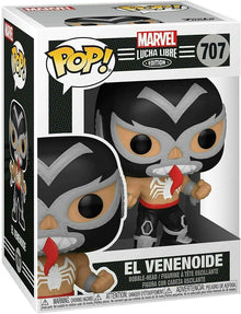 Funko Pop! Marvel Lucha Libre El Venenoide #707 Vinyl  Figure (Box Torn)