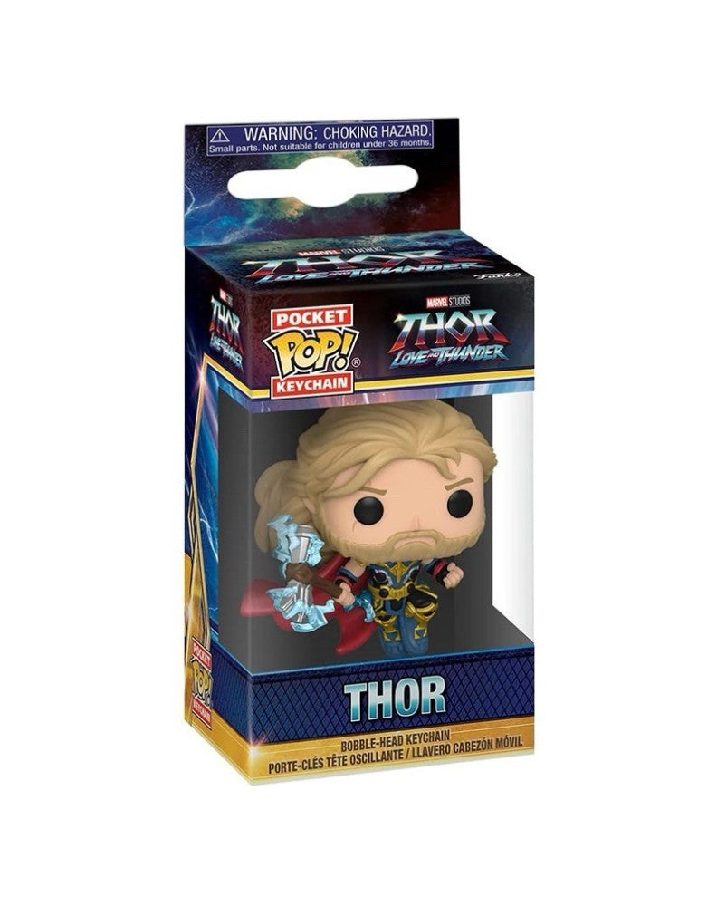 Funko Pocket Pop! Keychain Marvel Thor Love and Thunder Thor Figure