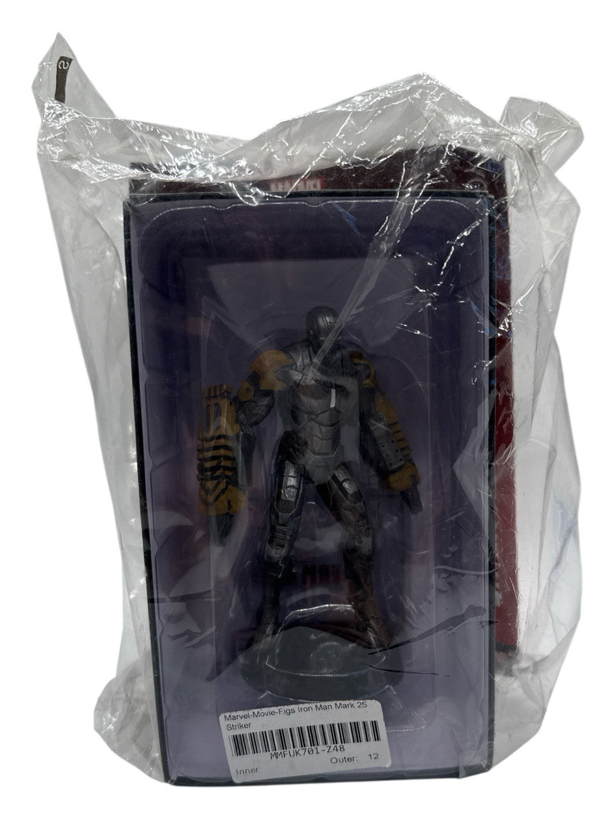 Eaglemoss Marvel Movie Collection Iron Man Mark 25 Striker Figurine w/ Magazine