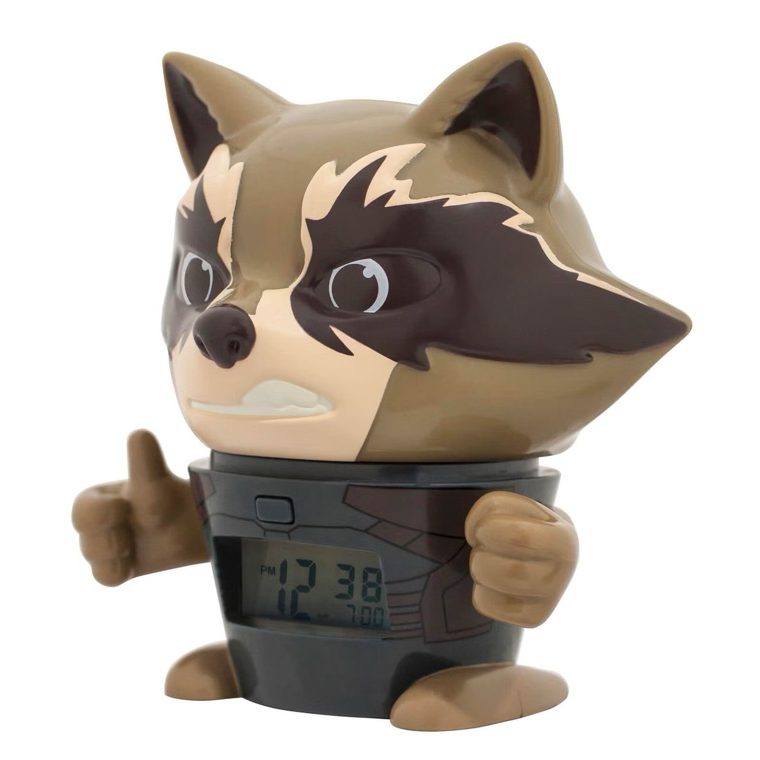 BulbBotz Marvel Avengers Rocket Raccoon Night Light Alarm Clock