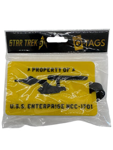 Star Trek QMx Q-Tags Luggage Tag USS Enterprise NCC-1701