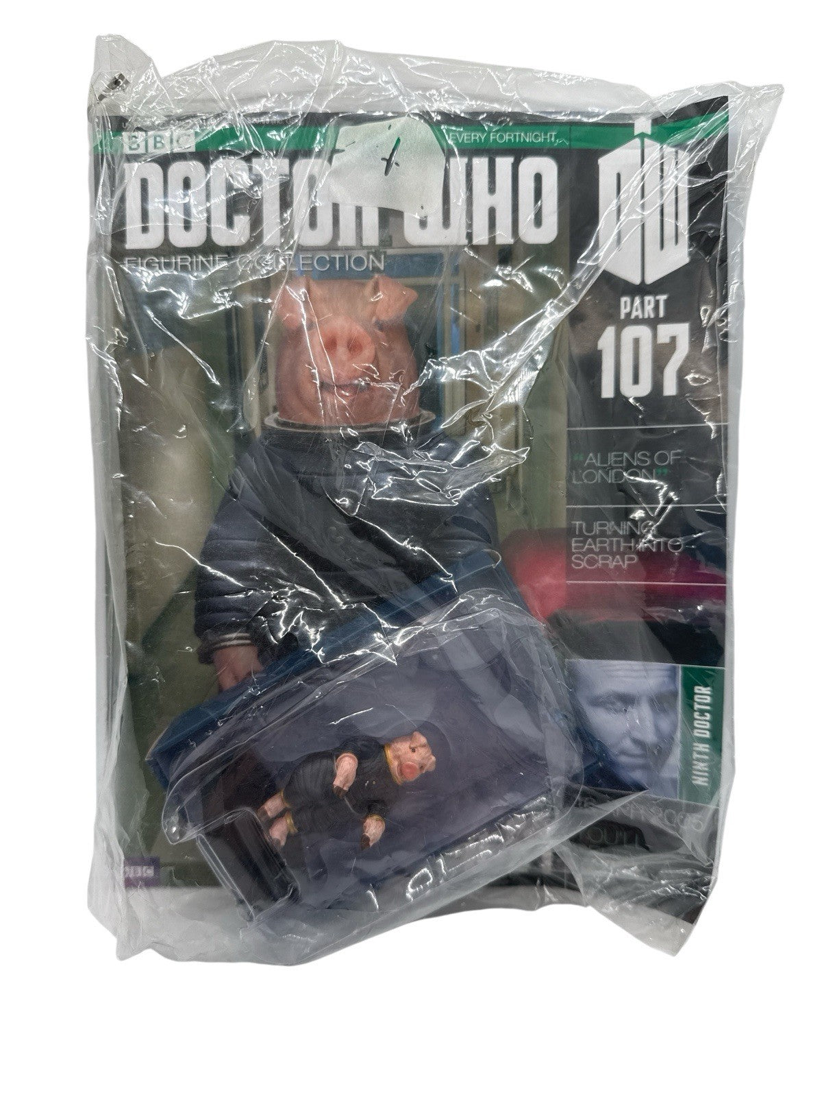 Eaglemoss Doctor Who Figurine Collection #107 Pig Astronaut Figure & Magazine