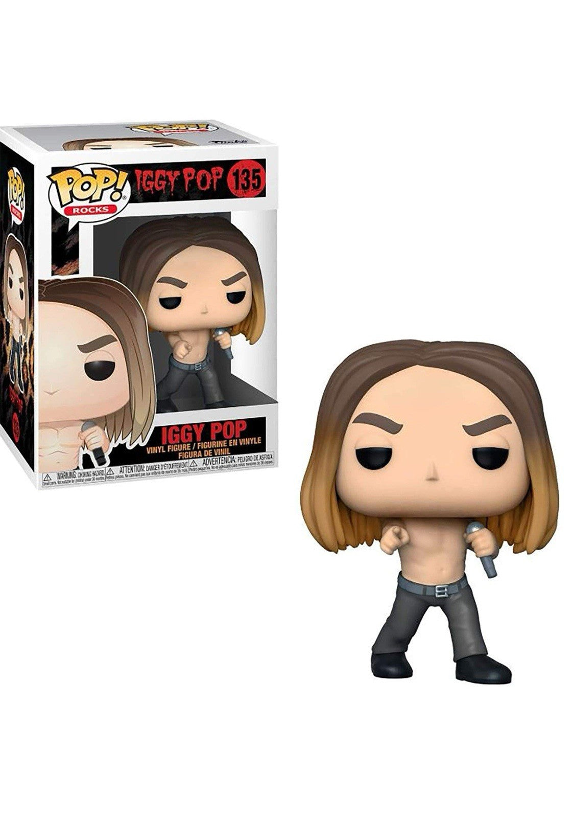 Funko Pop! Rocks: Iggy Pop #135 (Damaged box)