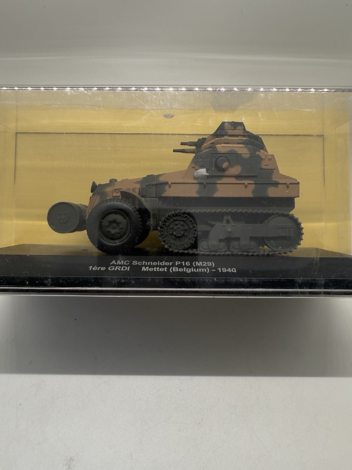 Eaglemoss 1:43 AMC Schneider P16 M29 Mettet Belgium 1940 Die-Cast Vehicle