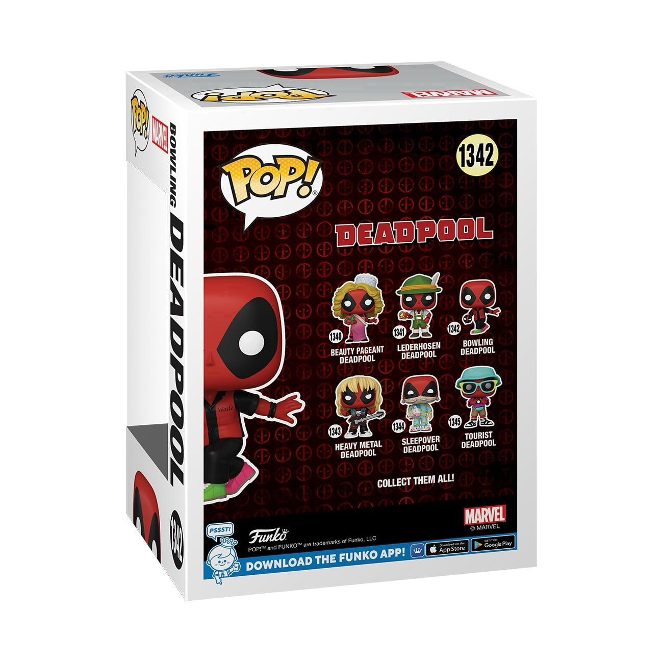 Funko Pop! Marvel Deadpool Bowling #1342 Vinyl Bobblehead Figure