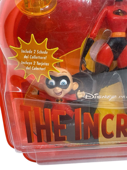 Disney The Incredibles Mrs Incredible & Jack-Jack Figure Disney Store 2004