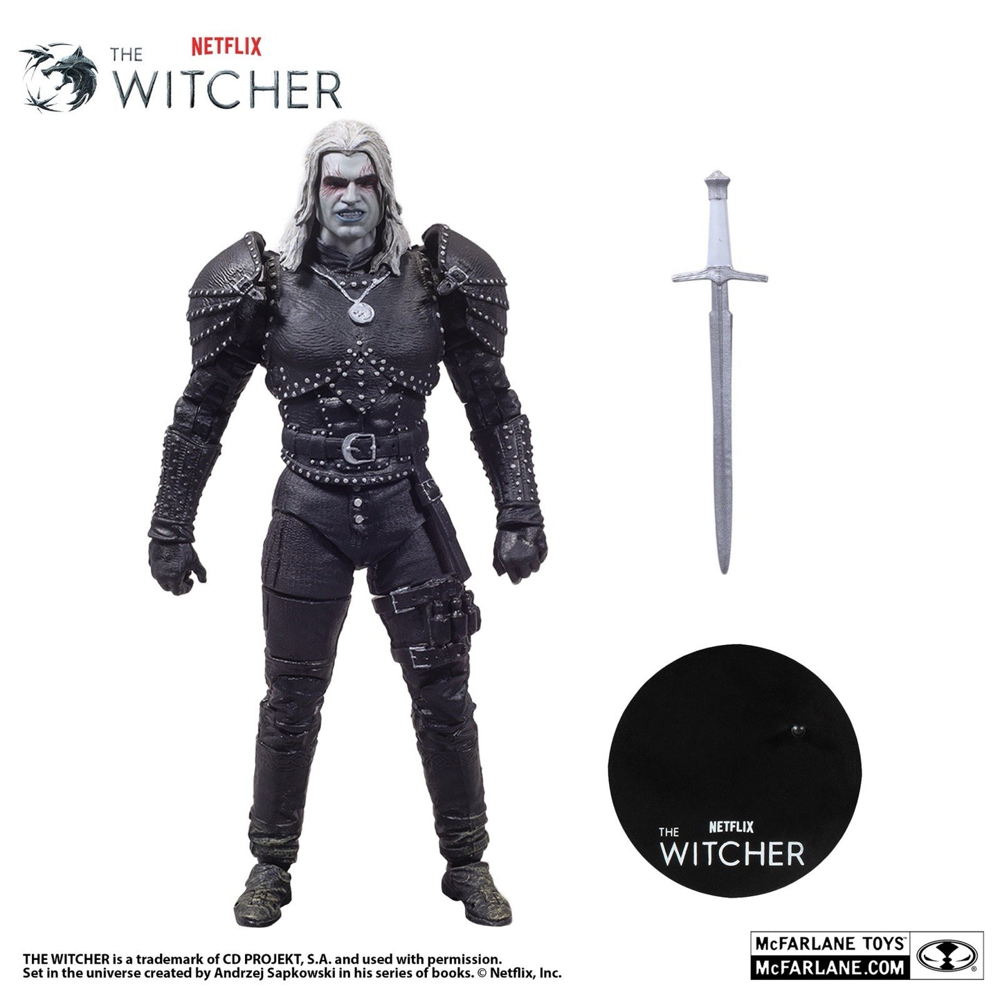McFarlane Toys The Witcher Season 2 Geralt Of Rivia (Witcher Mode) 7” Figure
