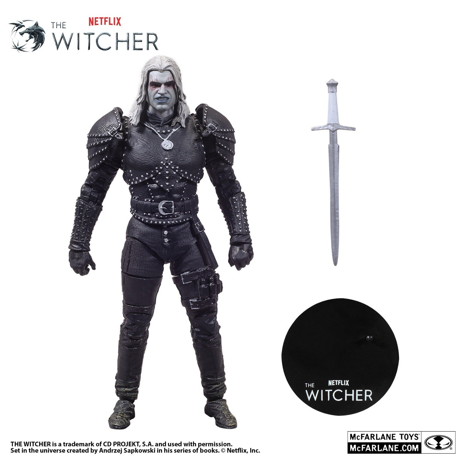 McFarlane Toys The Witcher Season 2 Geralt Of Rivia (Witcher Mode) 7” Figure