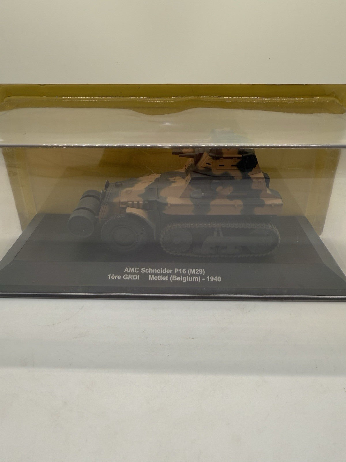 Eaglemoss 1:43 AMC Schneider P16 M29 Mettet Belgium 1940 Die-Cast Vehicle