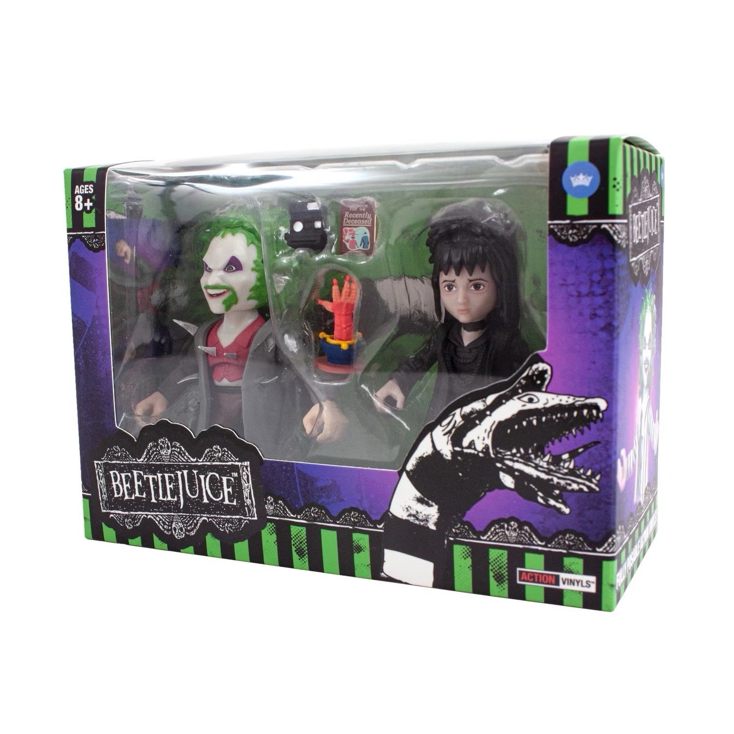 BST AXN Beetlejuice (Thorny) & Lydia Deetz Action Vinyls 2 Pack  