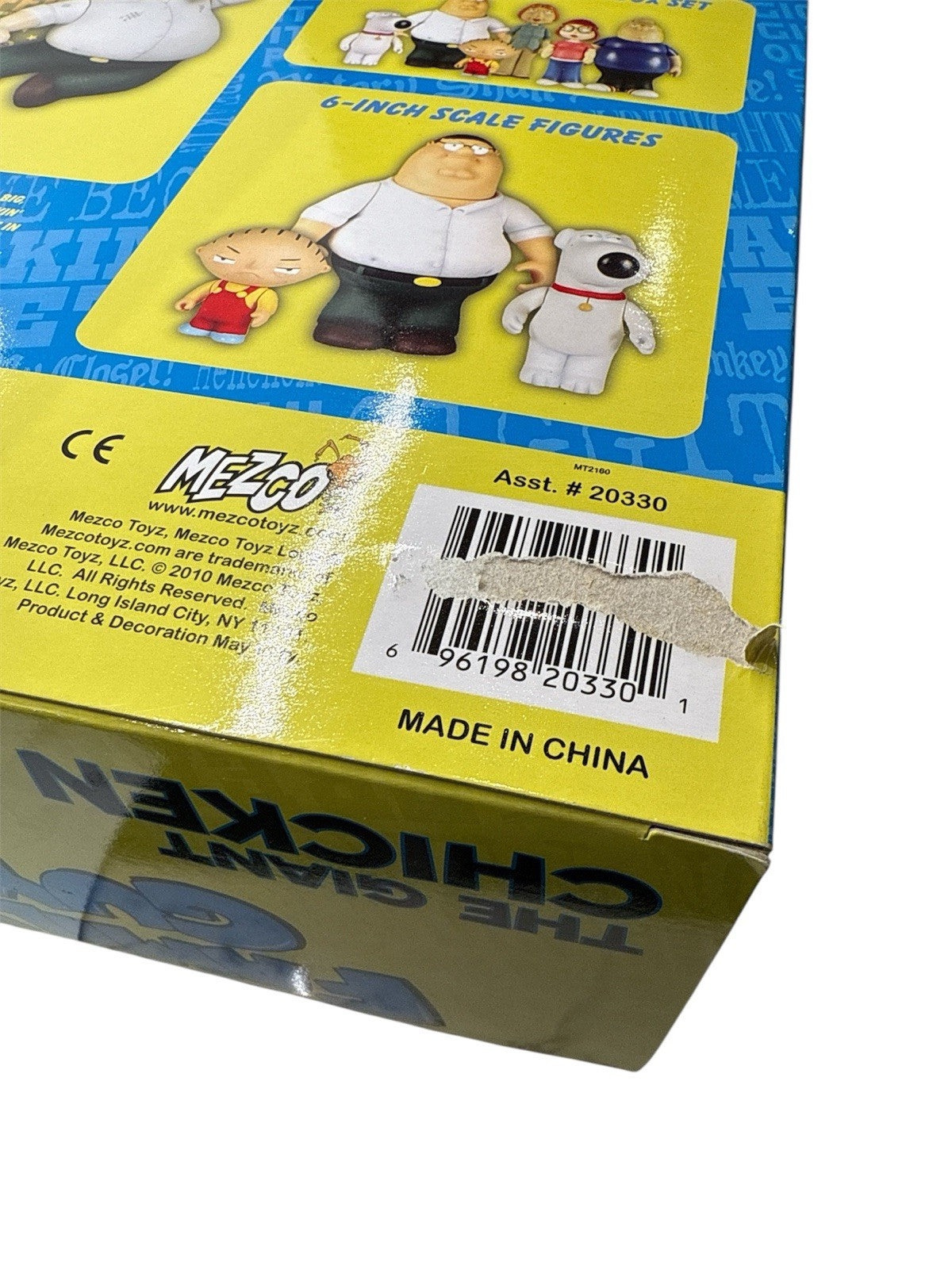 Mezco Family Guy Giant Chicken vs Peter Action Figure Set (2010) New And Sealed