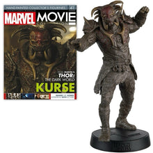 Eaglemoss Marvel Movie Collection #41 Kurse Figure with Magazine Thor Dark World