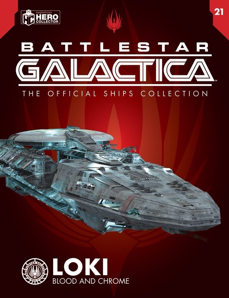Eaglemoss Battlestar Galactica Official Ships Collection – Loki Model w/ Mag