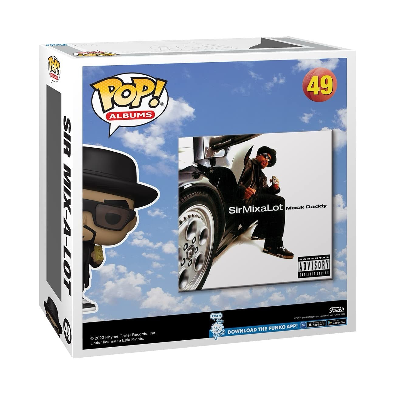 Funko Pop! Albums: Sir Mix-a-Lot - Mack Daddy #49 Vinyl Figure (Box Tear)