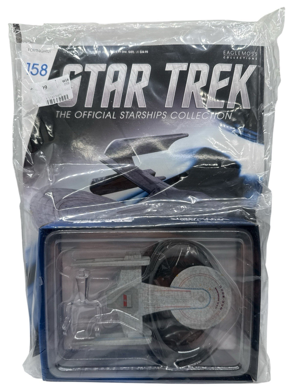 Eaglemoss Star Trek Starships Collection #158 U.S.S. Excelsior Concept II & Mag