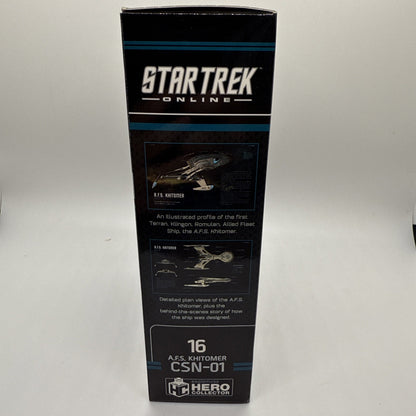 Eaglemoss Star Trek Online A.F.S. Khitomer CSN-01 Battlecruiser Model – Box Wear