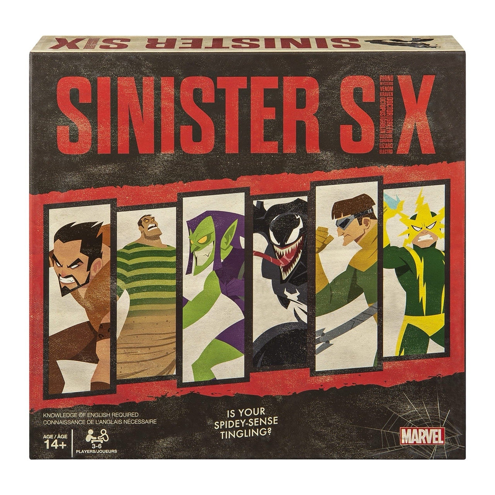 Marvel Sinister Six - Spider-Man Villains Heist Card Game By Spin Master