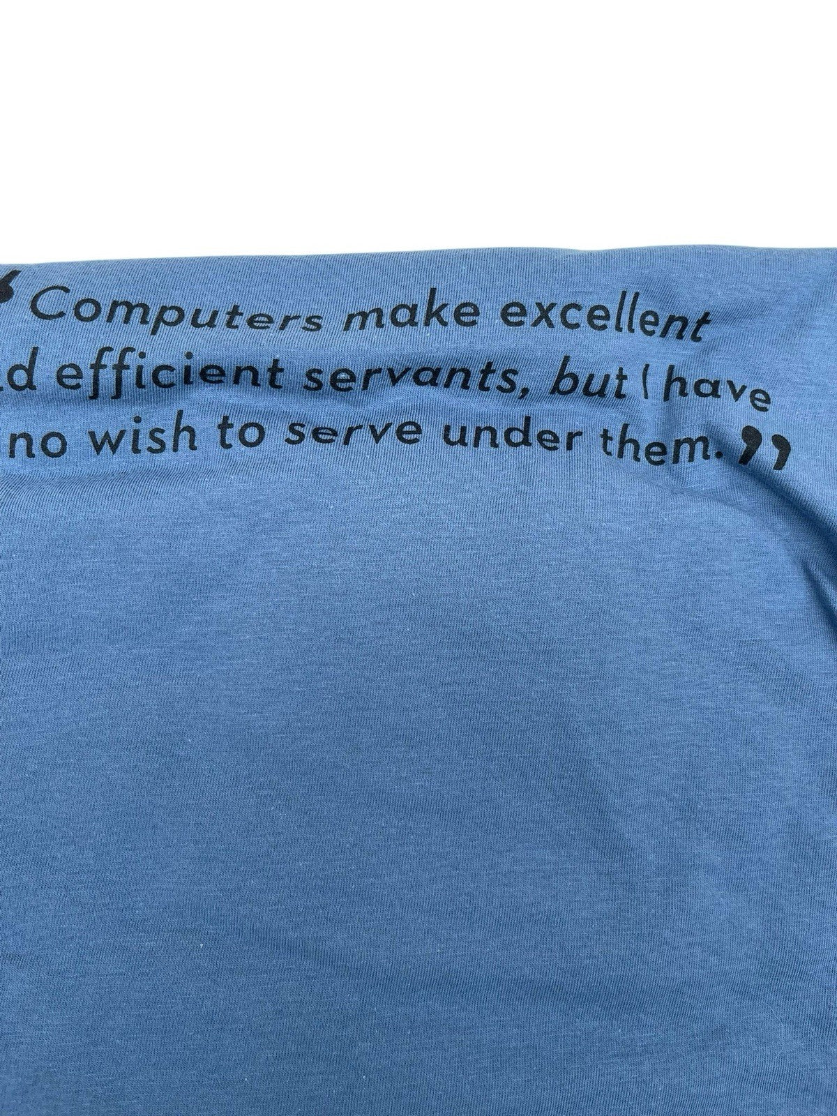 Eaglemoss Hero Collector Star Trek Spock “Computers” Indigo Blue T-Shirt (L)