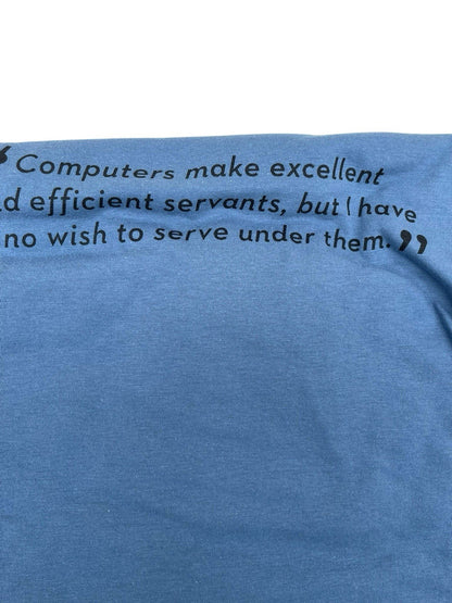 Eaglemoss Hero Collector Star Trek Spock “Computers” Indigo Blue T-Shirt (L)