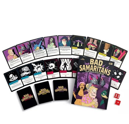 Bad Samaritans: The Card Game With The Worst Intentions.