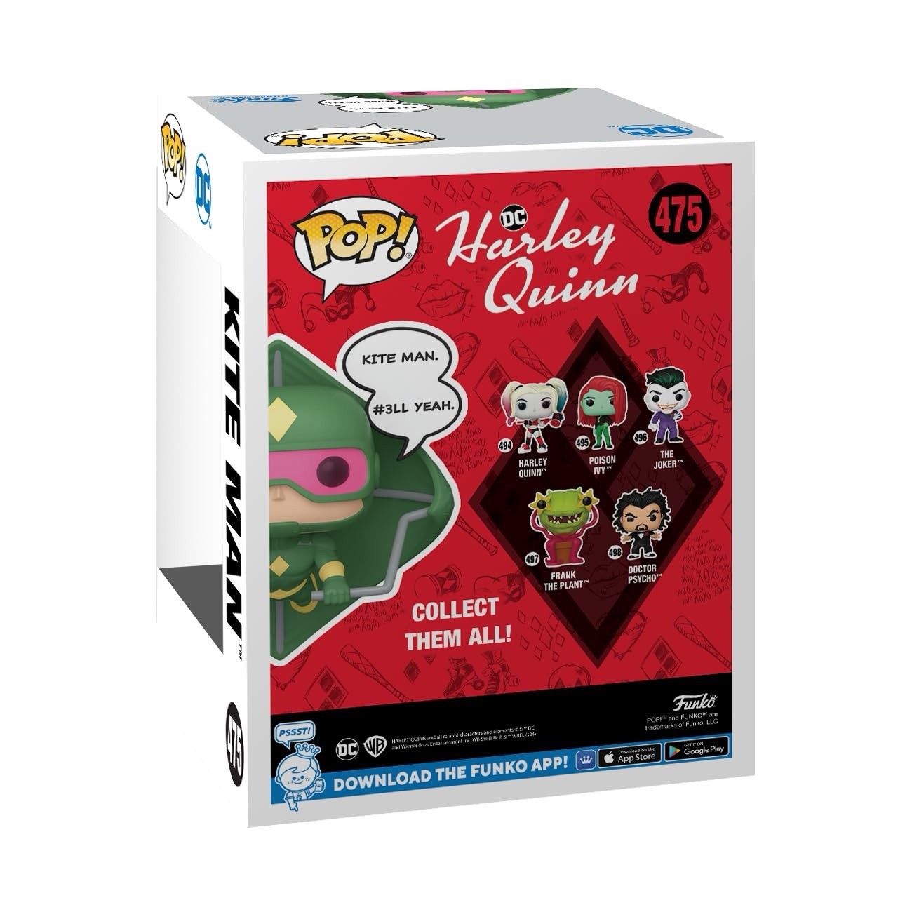 Funko Pop! DC Harley Quinn Kite Man #475 PX Previews Exclusive Vinyl Figure