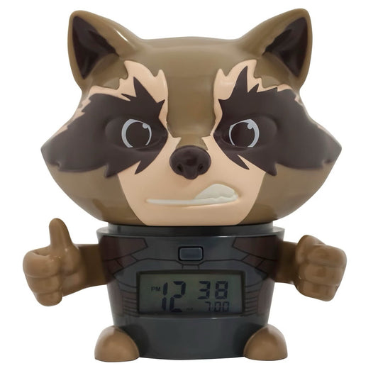 BulbBotz Marvel Avengers Rocket Raccoon Night Light Alarm Clock