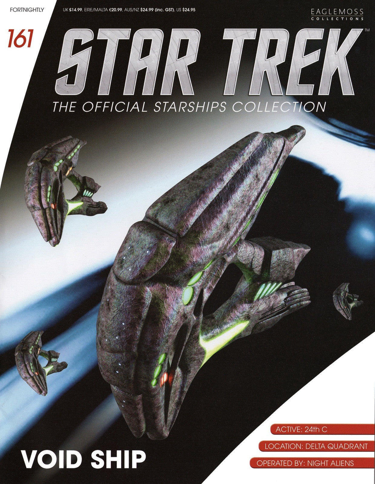 Eaglemoss Star Trek Official Starships Collection #161 Void Ship w/ Magazine