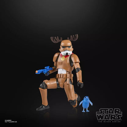 Star Wars Black Series Stormtrooper Holiday Edition Figure with Porg Accessories