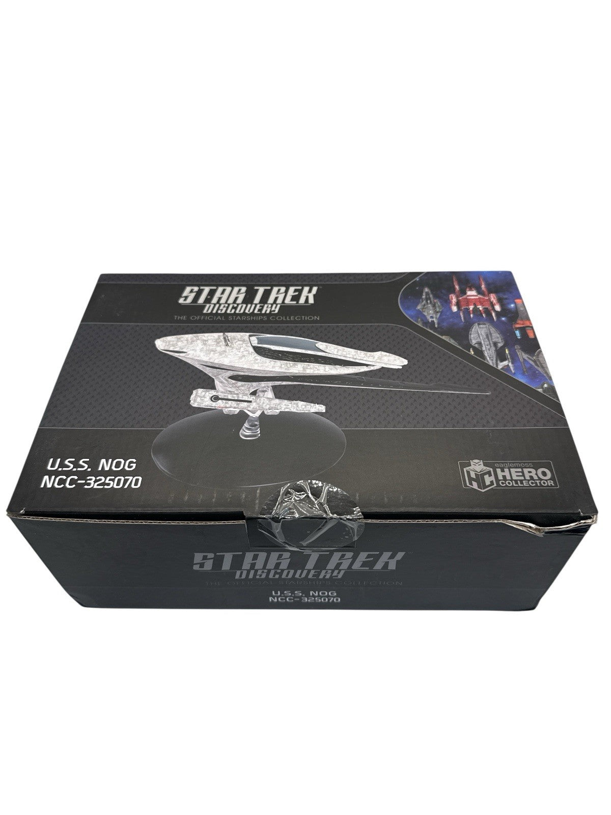 Eaglemoss Star Trek Discovery USS Nog NCC-325070 Starship (Box Worn)