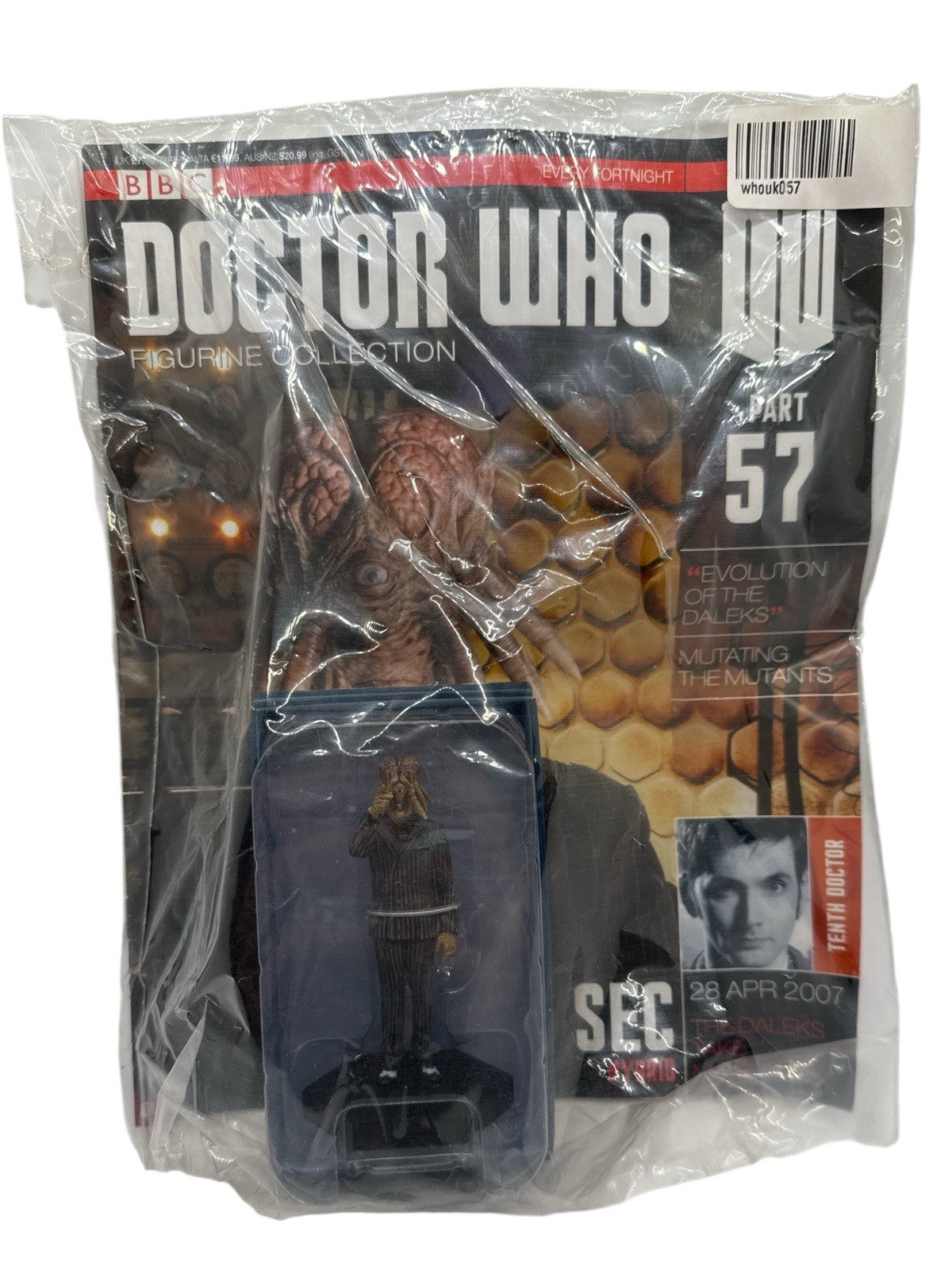 Eaglemoss Doctor Who Figurine Collection #57 Dalek Sec Hybrid w/ Magazine