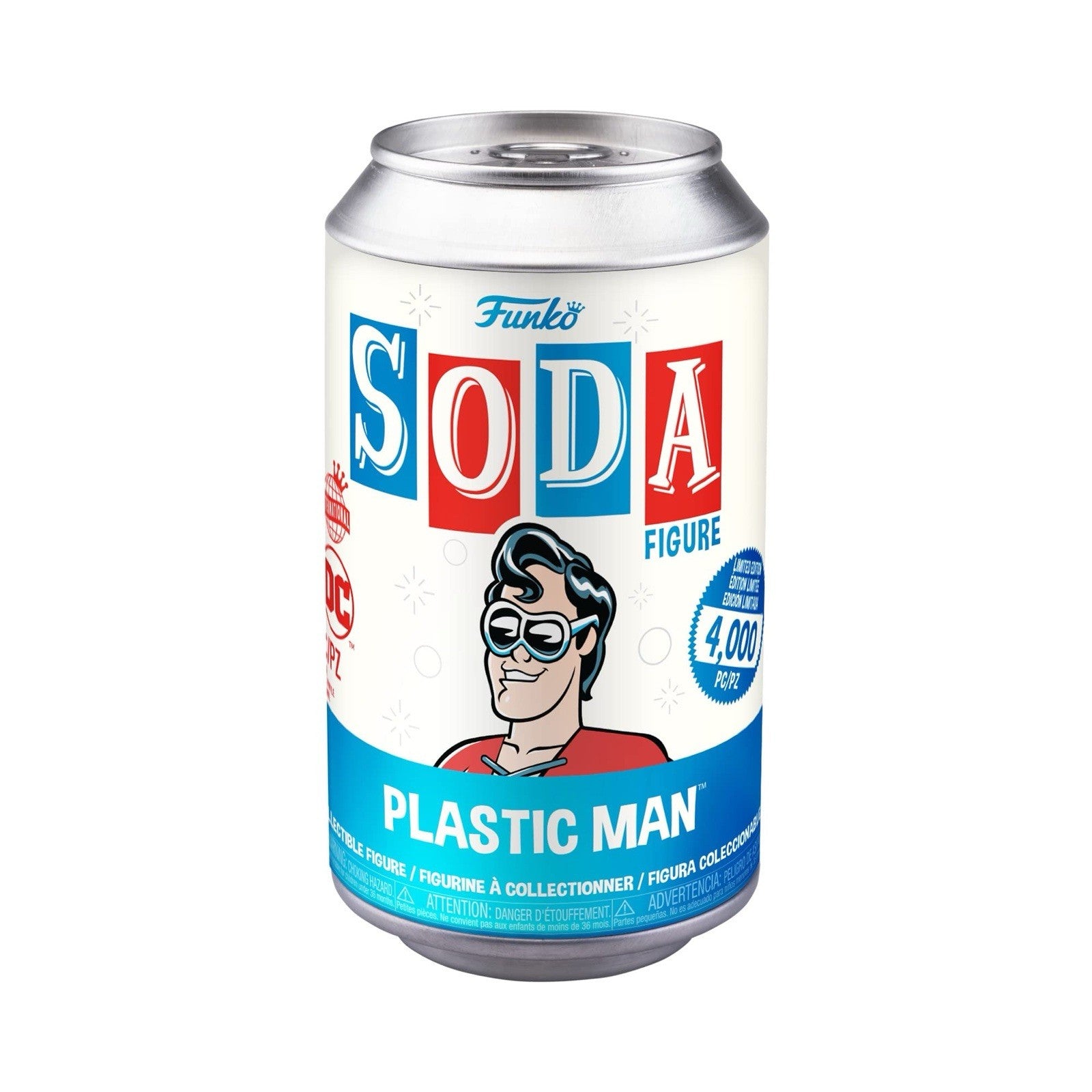 Funko Vinyl Soda - DC Comics Plastic Man (Chance Of Chase)