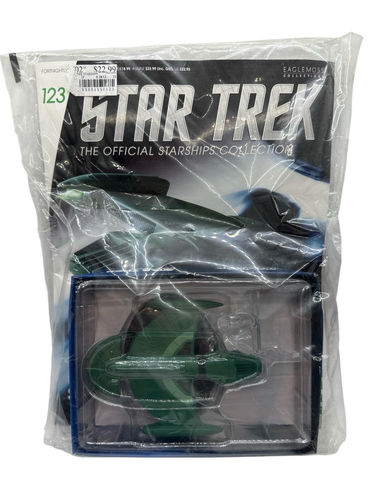 Eaglemoss Star Trek Starship Collection #123 Romulan Science Vessel Figure & Mag